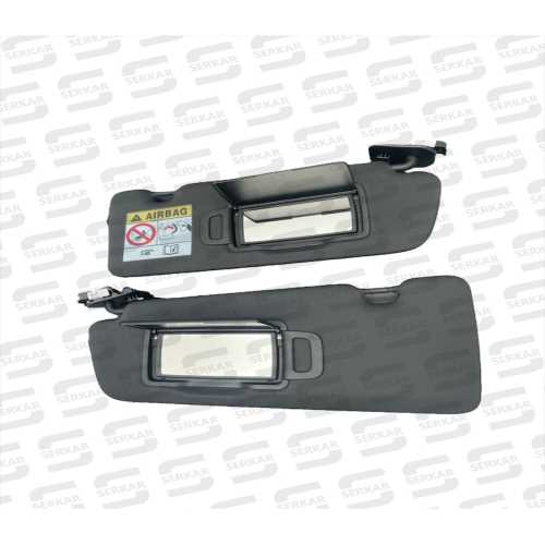 MEGANE IV GÜNEŞLİK SİPERLİK TAKIMI SİYAH ORJİNAL Ürün Görseli